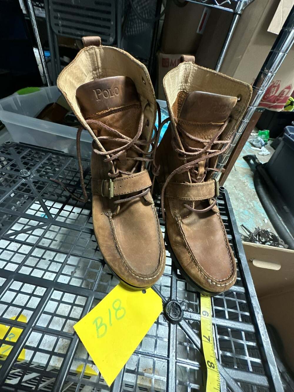 Polo Ralph Lauren Ranger Leather Boots Size 10.5D